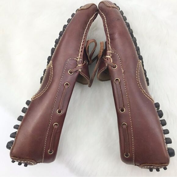 Cole Haan Gunnison Brown Leather Driving Loafers - Picture 5 of 14